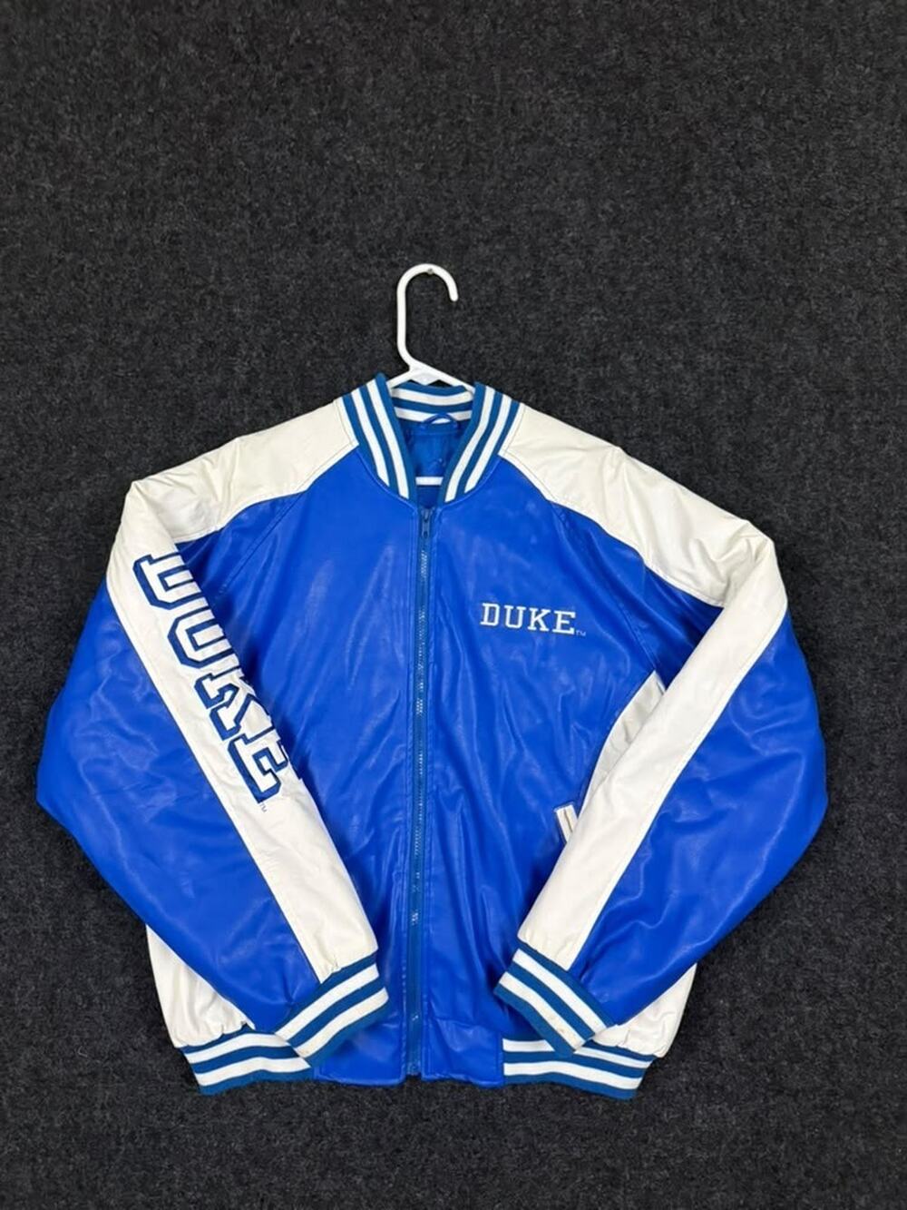 Steve & Barry's Duke Blue Devils Varsity Jacket Men's M Blue White NCAA